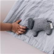 Doudou Peluche en tricot - Elephant
