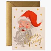 Carte de voeux Nol - Greetings from Santa