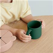 4 Tasses Silicone Gene - Lapin et ours apple red / rose