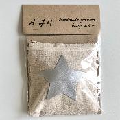 Guirlande étoiles nacrées numero 74 - silver / naturel S034
