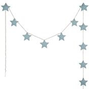 Guirlande étoiles numero 74 - sweet blue S046