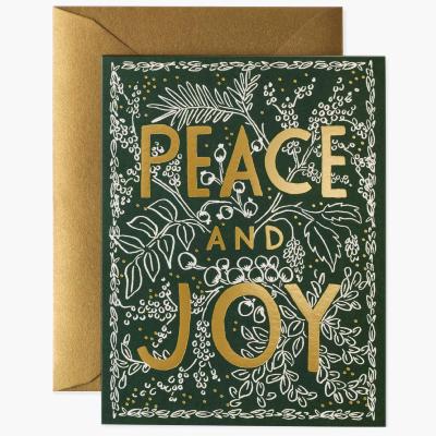 Carte de voeux Noël - Evergreen Peace