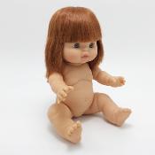 Poupe Gordi minikane cheveux roux Capucine - nue