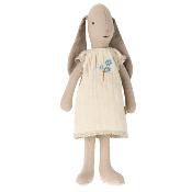 Lapin maileg Bunny robe brode - Taille 2 (mini +)
