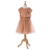 Vêtement Princesse maileg - jupe tutu tulle melon 4/6 ans