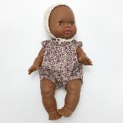 Poupe fille / Baby Doll - Purple Roses