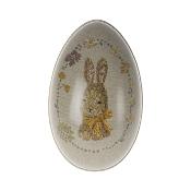 Oeuf de Pques maileg mtal - motif lapin taille S