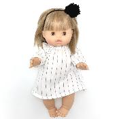 Poupe fille Minikane / Baby Doll Zo - Pom Pom Black and White 