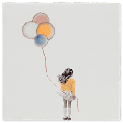 Histoire illustrée céramique - A wish balloon