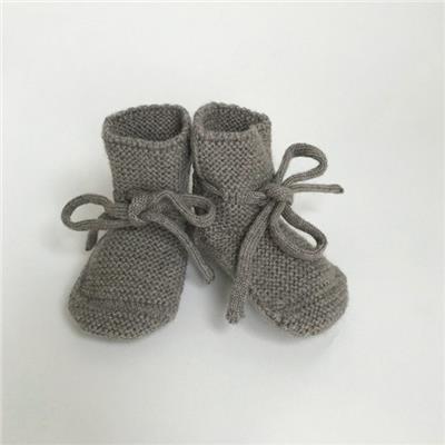 Chaussons Booties tricot - loutre