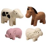 Figurines en bois 1er Age - animaux de la ferme