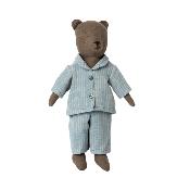 Pyjama pour Peluche Papa Ours Teddy maileg - bleu