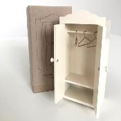 Petite armoire maileg vintage bois souris - blanc