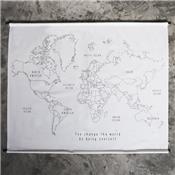 Kit créatif broderie - World Map