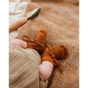 Chaussons Booties tricot - rust
