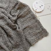 Newborn wool blanket - Grey Melange