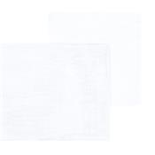 Tissu Simple Gaze coton bio - blanc