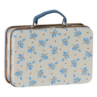 Petite valise maileg en métal pour souris et lapins - Madelaine Blue