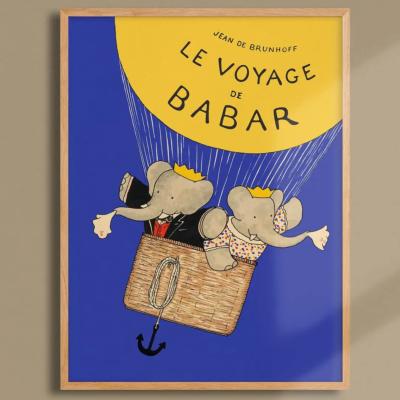 Affiche Poster BABAR - Le voyage de Babar
