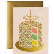 Carte anniversaire - Layer Cake