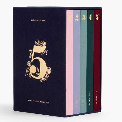 Coffret 5 carnets Journals - 5 years