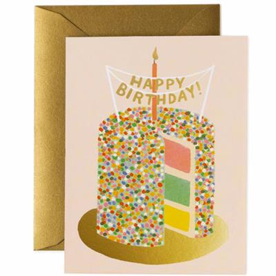 Carte anniversaire - Layer Cake