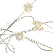 Guirlande LED fleurs Silke - argent