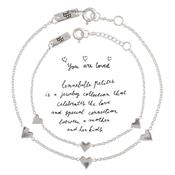 Coffret bracelets You are loved - argent
