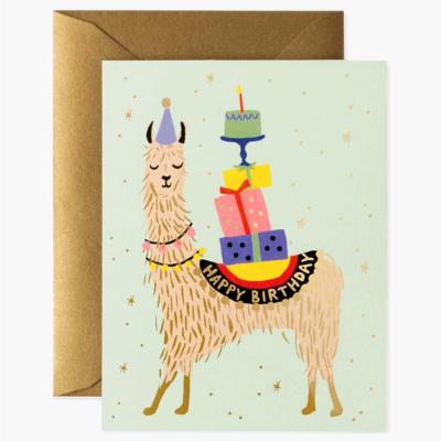 Carte anniversaire - Lama Birthday