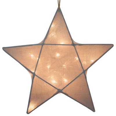 Lampe étoile Lanterne Veilleuse N74 Taille S / M - gris clair / silver grey S019