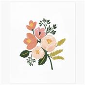 Petite Affiche illustrée - Rose Botanical