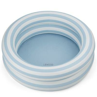 Piscine gonflable Léonore - rayure sea blue