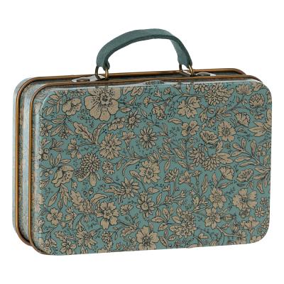 Petite valise maileg en métal pour souris et lapins - Blue Blossom