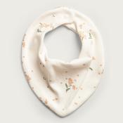 Bavoir Triangle Jersey Coton Bio - Forget me not