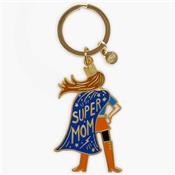 Porte-clés en métal - Super Mom