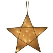 Lanterne étoile N74 Taille S - ocre / gold