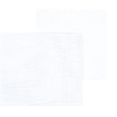 Tissu numero 74 Simple Gaze coton bio - blanc / white S001