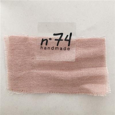 Tissu N74 Double gaze coton bio - rose fané / dusty pink S007