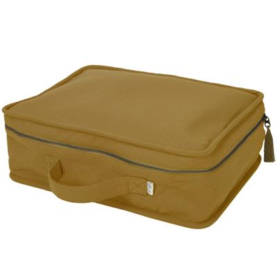 Suitcase numero 74 Organic cotton - Gold S024