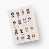 Carte anniversaire Rifle Paper Co - Cool Cats Birthday