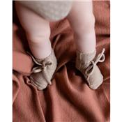 Chaussons Booties tricot - sable