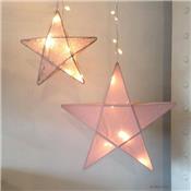 Lampe étoile Lanterne Veilleuse N74 Taille S / M - rose fané / dusty pink S007