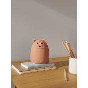 Lampe veilleuse Winston - Ours Mr Bear Tuscany rose