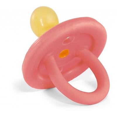 Natural Rubber Pacifier anatomic - Rose