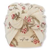 Bonnet Turban Coton Bio - Christmas vintage flower