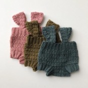 Mini Barboteuse courte vintage crochet