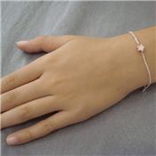 Bracelet mini étoile nacre rose