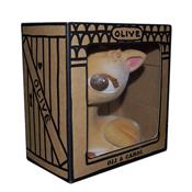 Box Jouet Naturel - Bambi Olive