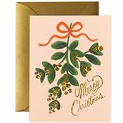 Carte de voeux Noël - Mistletoe Christmas