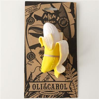Jouet de bain et de dentition oli and carol - Ana la banane